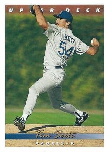 #662 Tim Scott - San Diego Padres - 1993 Upper Deck Baseball