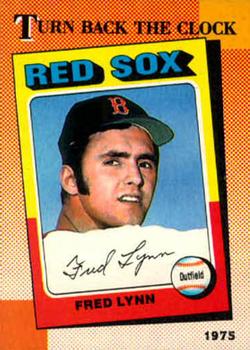 #663 Fred Lynn - Boston Red Sox - 1990 Topps Baseball