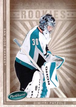 #663 Dimitri Patzold - San Jose Sharks - 2005-06 Parkhurst Hockey