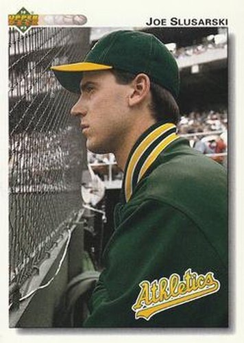 #663 Joe Slusarski - Oakland Athletics - 1992 Upper Deck Baseball