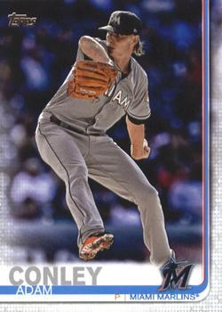 #663 Adam Conley - Miami Marlins - 2019 Topps Baseball