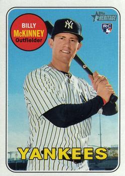 #663 Billy McKinney - New York Yankees - 2018 Topps Heritage Baseball