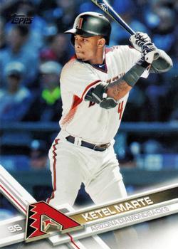 #663 Ketel Marte - Arizona Diamondbacks - 2017 Topps Baseball