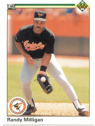 #663 Randy Milligan - Baltimore Orioles - 1990 Upper Deck Baseball