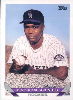 #664 Calvin Jones - Colorado Rockies - 1993 Topps Baseball