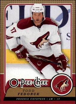 #664 Todd Fedoruk - Phoenix Coyotes - 2008-09 O-Pee-Chee Hockey