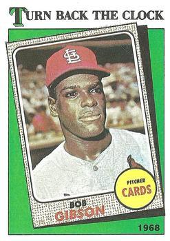 #664 Bob Gibson - St. Louis Cardinals - 1988 Topps Baseball