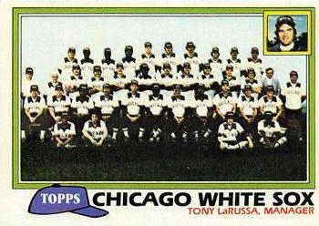 #664 Chicago White Sox / Tony LaRussa - Chicago White Sox - 1981 Topps Baseball