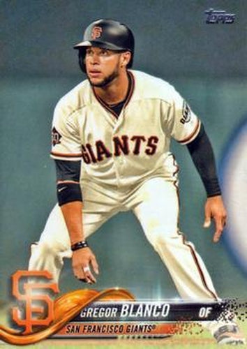 #664 Gregor Blanco - San Francisco Giants - 2018 Topps Baseball