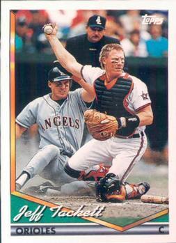 #664 Jeff Tackett - Baltimore Orioles - 1994 Topps Baseball