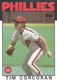 #664 Tim Corcoran - Philadelphia Phillies - 1986 Topps Baseball