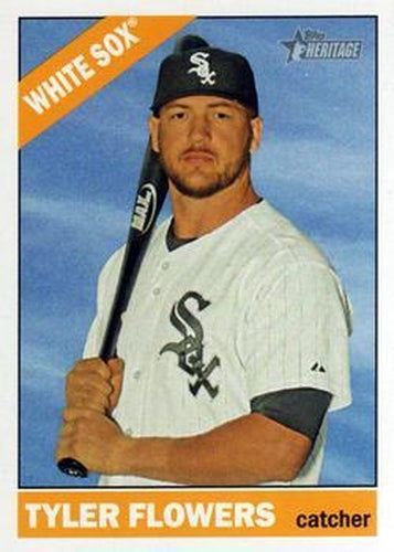 #664 Tyler Flowers - Chicago White Sox - 2015 Topps Heritage Baseball