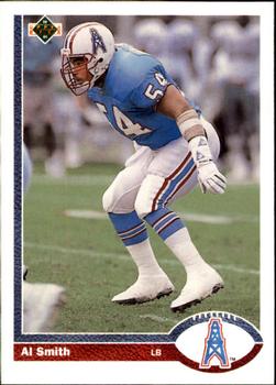 #664 Al Smith - Houston Oilers - 1991 Upper Deck Football