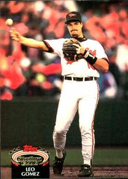 #664 Leo Gomez - Baltimore Orioles - 1992 Stadium Club Baseball