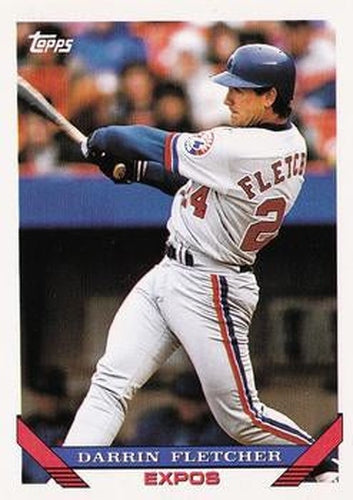 #665 Darrin Fletcher - Montreal Expos - 1993 Topps Baseball