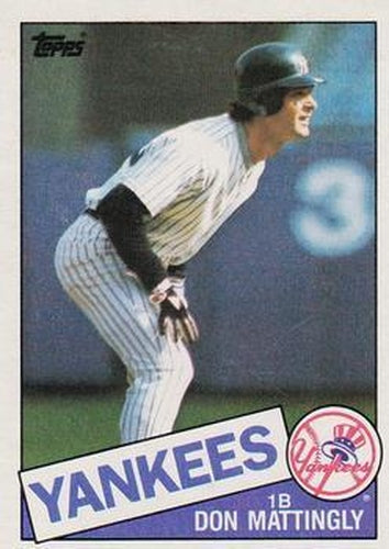 #665 Don Mattingly - New York Yankees - 1985 Topps Baseball