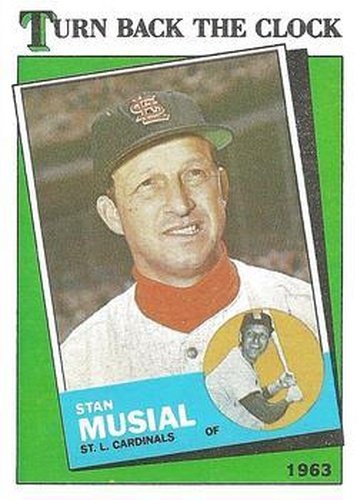 #665 Stan Musial - St. Louis Cardinals - 1988 Topps Baseball