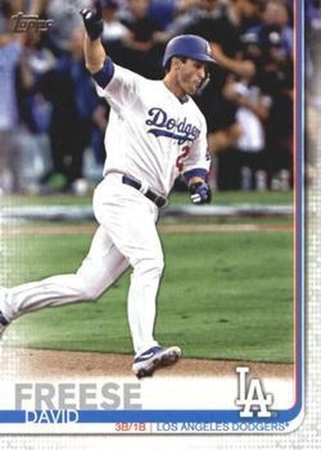 #665a David Freese - Los Angeles Dodgers - 2019 Topps Baseball