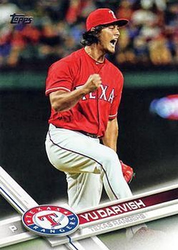 #665a Yu Darvish - Texas Rangers - 2017 Topps Baseball