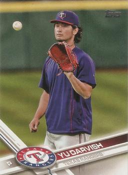 #665b Yu Darvish - Texas Rangers - 2017 Topps Baseball