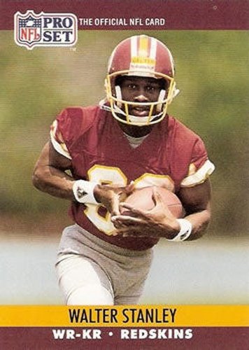 #666 Walter Stanley - Washington Redskins - 1990 Pro Set Football