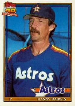 #666 Danny Darwin - Houston Astros - 1991 Topps Baseball