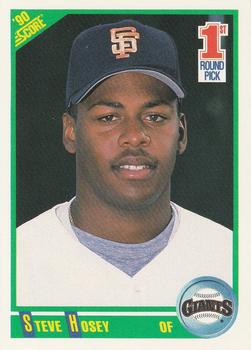 #666 Steve Hosey - San Francisco Giants - 1990 Score Baseball