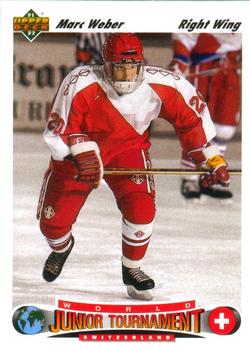 #666 Marc Weber - Switzerland - 1991-92 Upper Deck Hockey