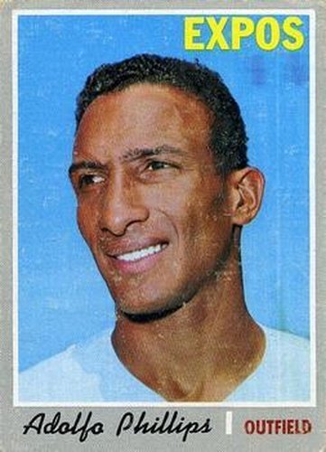 #666 Adolfo Phillips - Montreal Expos - 1970 Topps Baseball
