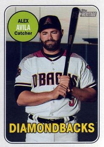 #666 Alex Avila - Arizona Diamondbacks - 2018 Topps Heritage Baseball