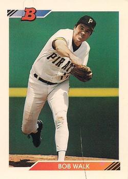 #666 Bob Walk - Pittsburgh Pirates - 1992 Bowman Baseball