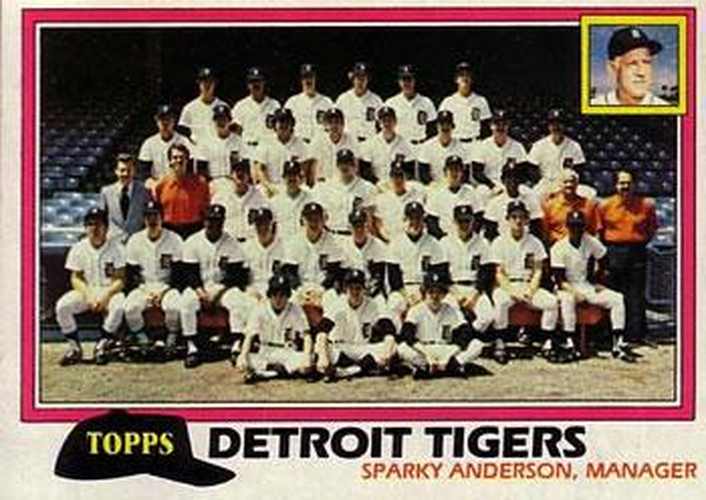 #666 Detroit Tigers / Sparky Anderson - Detroit Tigers - 1981 Topps Baseball