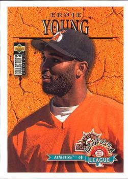 #666 Ernie Young - Oakland Athletics - 1996 Collector's Choice Baseball