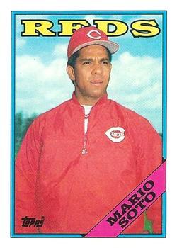#666 Mario Soto - Cincinnati Reds - 1988 Topps Baseball