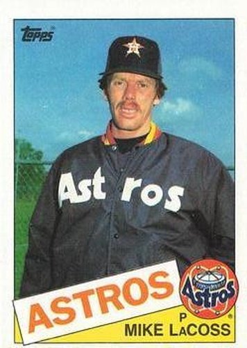 #666 Mike LaCoss - Houston Astros - 1985 Topps Baseball