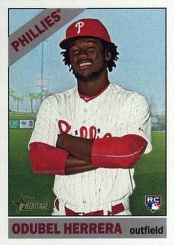 #666 Odubel Herrera - Philadelphia Phillies - 2015 Topps Heritage Baseball