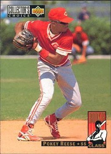 #666 Pokey Reese - Cincinnati Reds - 1994 Collector's Choice Baseball