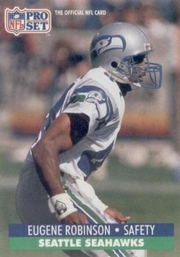 #666 Eugene Robinson - Seattle Seahawks - 1991 Pro Set Football