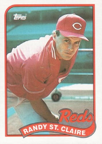 #666 Randy St. Claire - Cincinnati Reds - 1989 Topps Baseball