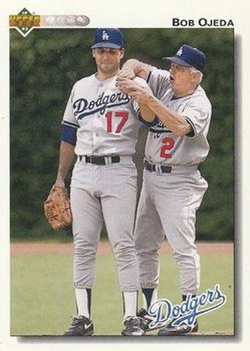 #666 Bob Ojeda - Los Angeles Dodgers - 1992 Upper Deck Baseball