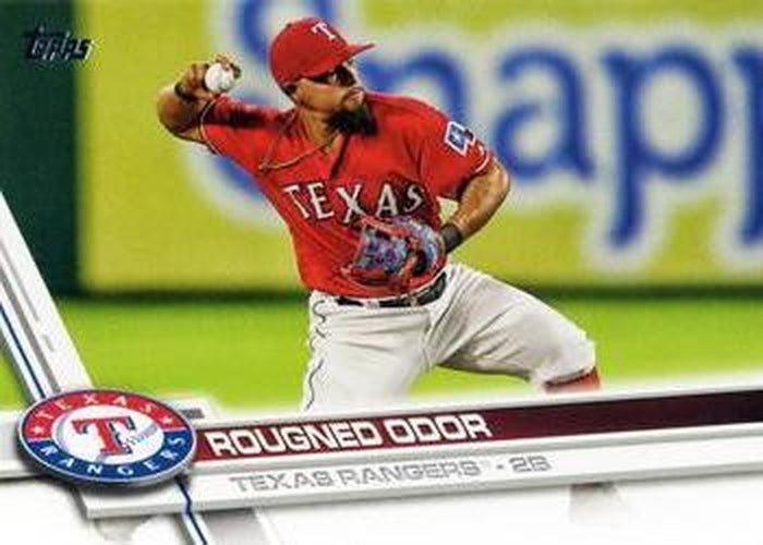 #666a Rougned Odor - Texas Rangers - 2017 Topps Baseball