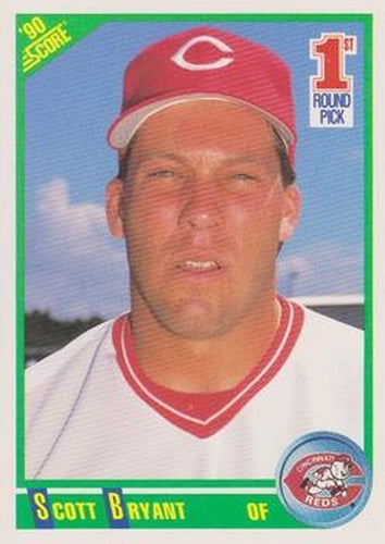 #667 Scott Bryant - Cincinnati Reds - 1990 Score Baseball