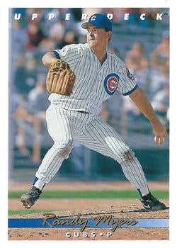 #667 Randy Myers - Chicago Cubs - 1993 Upper Deck Baseball