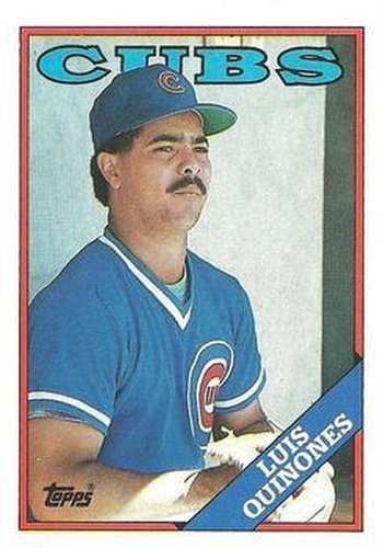 #667 Luis Quinones - Chicago Cubs - 1988 Topps Baseball