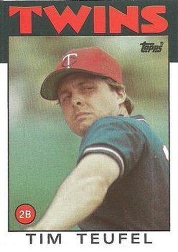 #667 Tim Teufel - Minnesota Twins - 1986 Topps Baseball
