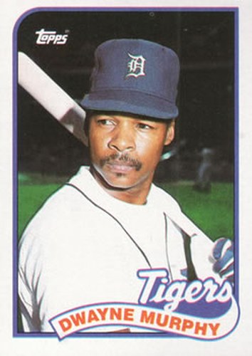 #667 Dwayne Murphy - Detroit Tigers - 1989 Topps Baseball