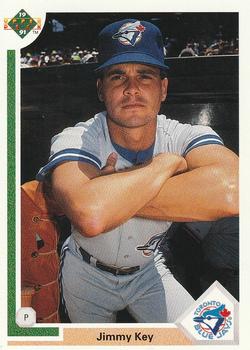 #667 Jimmy Key - Toronto Blue Jays - 1991 Upper Deck Baseball