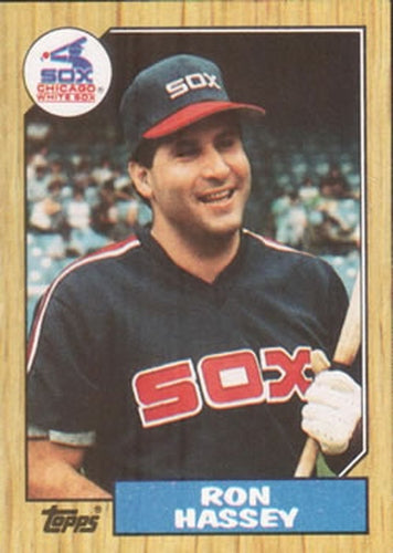 #667 Ron Hassey - Chicago White Sox - 1987 Topps Baseball