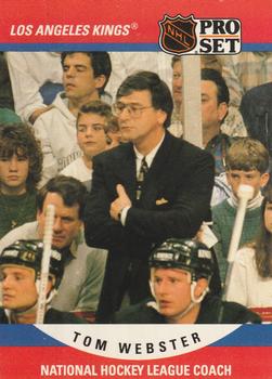 #667 Tom Webster - Los Angeles Kings - 1990-91 Pro Set Hockey