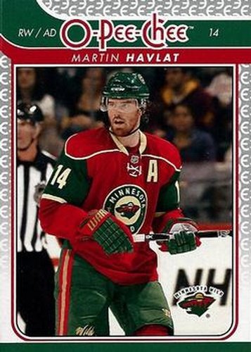 #668 Martin Havlat - Minnesota Wild - 2009-10 O-Pee-Chee Hockey